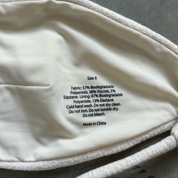 Ziah x St. Agni BNWT “the Neal” halter top. Ecru boucle - small - Picture 4 of 6